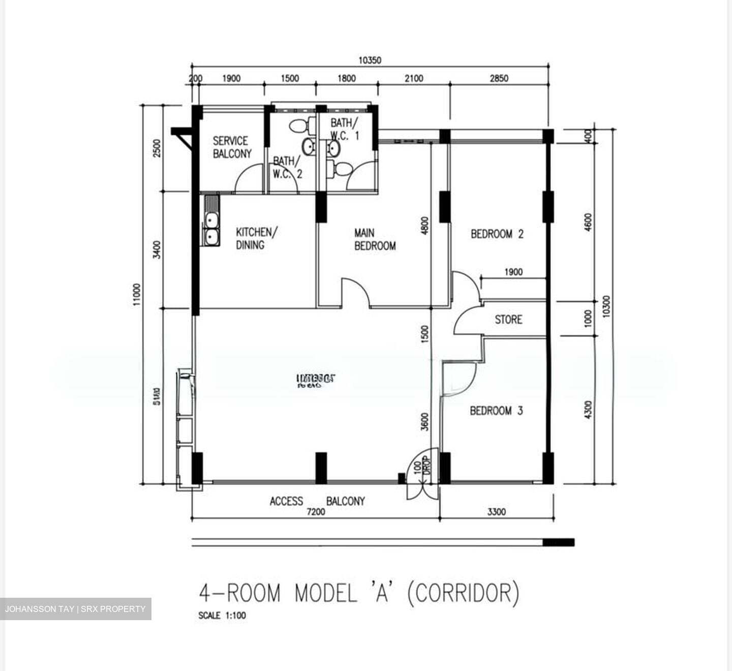 Blk 408 Woodlands Street 41 (Woodlands), HDB 4 Rooms #595822481